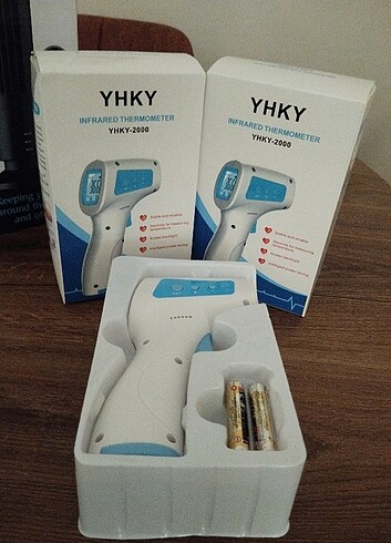 Yenidoğan Beden beyaz Renk iki adet ateş ölçer