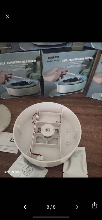 Duman çeken küllük - Görsel 8