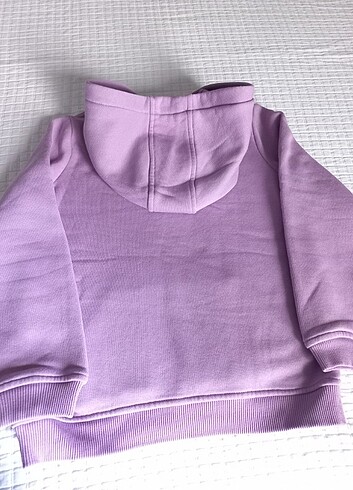 7 Yaş Beden mor Renk Kapisonlu sweat