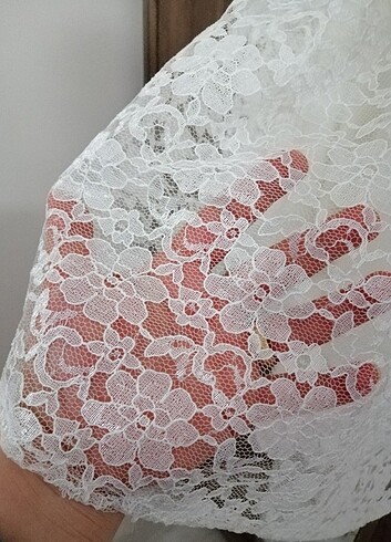 42 Beden beyaz Renk Nikah elbisesi