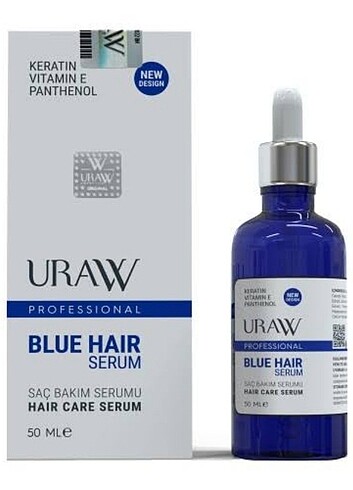 Uraw mavi saç serum