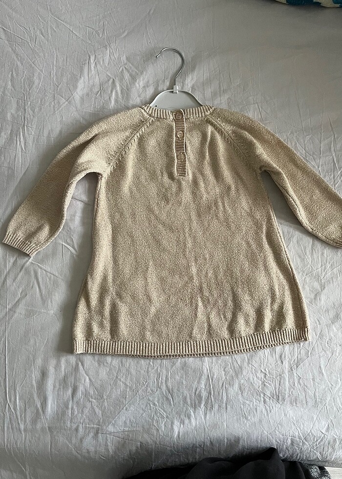 Kız bebek triko elbise - Görsel 2