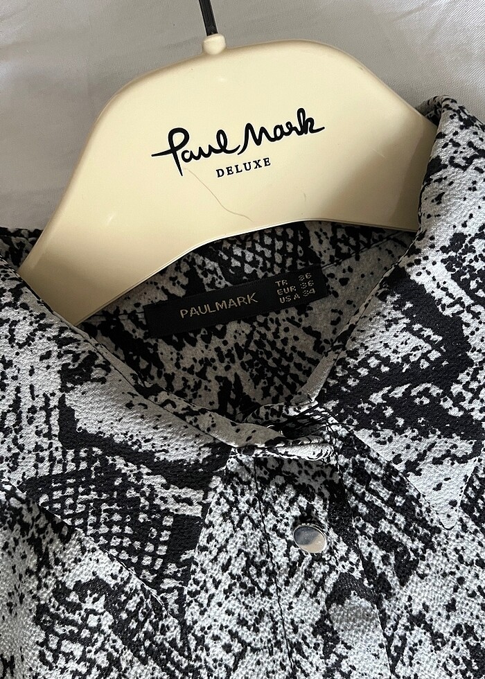 Yılan derisi gömlek - Görsel 4