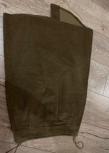 Twist Kahverengi Kadife etek - Görsel 4