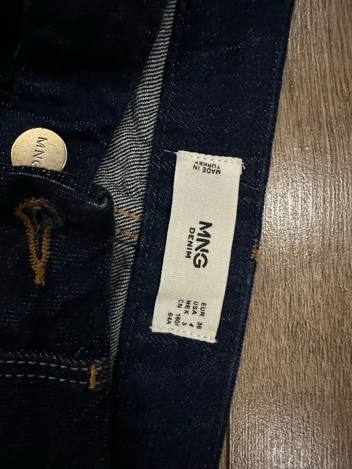 Kadın Lacivert Regular Fit Denim Pantolon - Görsel 2