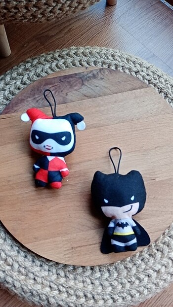  2 li figür oyuncak batman ve harley Quınn 