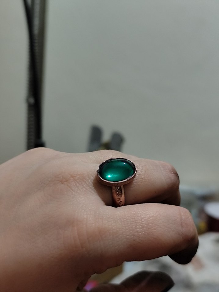 Saf bakır yüzük - Görsel 2