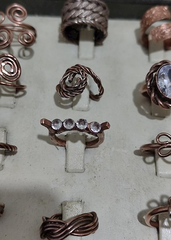 Saf bakır yüzükler - Görsel 9