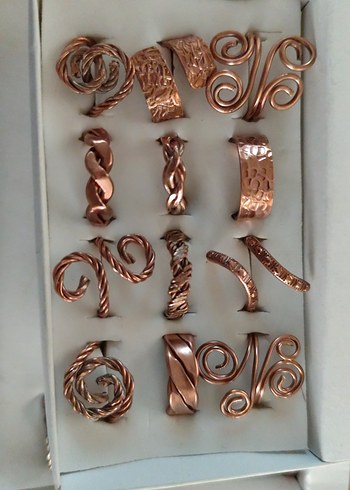 Saf bakır yüzükler - Görsel 3