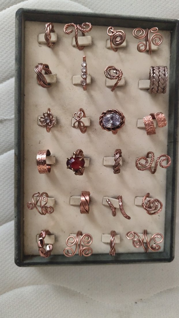 Saf bakır yüzükler - Görsel 5