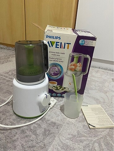 Philips Avent 2 in 1 buharlı pişirici