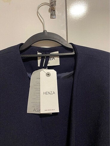 m Beden lacivert Renk Henza blazer ceket takım sıfır