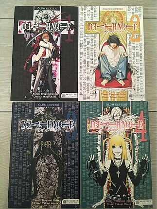 death note manga 1-2-3-4