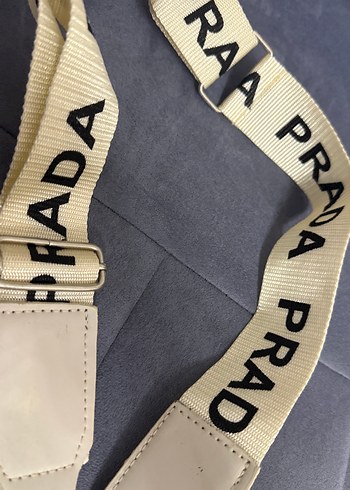 Bej Baskılı Deri Kadın Çanta Kayışı - Görsel 3