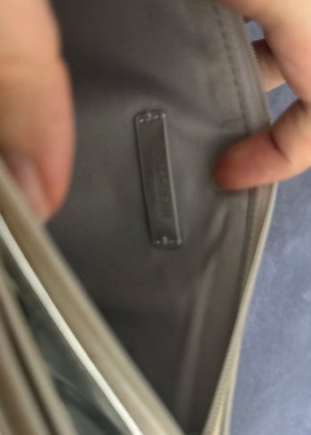 Altın Renkli Fermuarlı Kadın Portföy Çanta - Görsel 5