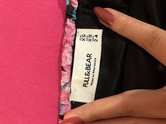 Pull and Bear Pembe etek