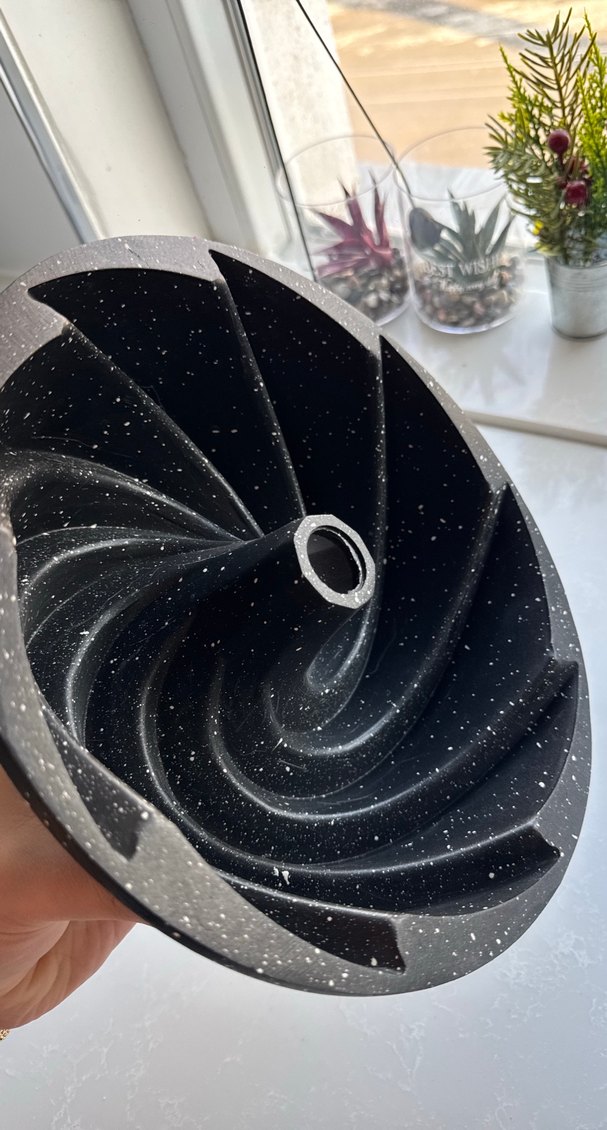 Siyah Spiral Kek Kalıbı - Görsel 5