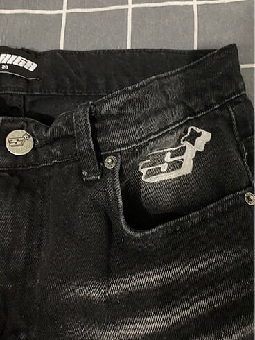 s Beden siyah Renk Erkek jean unisex