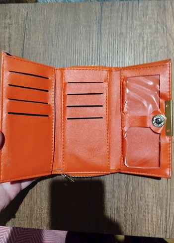 Kadın Turuncu Cüzdan - Görsel 3