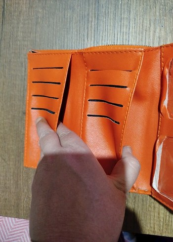 Kadın Turuncu Cüzdan - Görsel 6