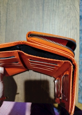 Kadın Turuncu Cüzdan - Görsel 4