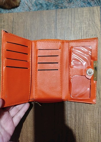 Kadın Turuncu Cüzdan - Görsel 2