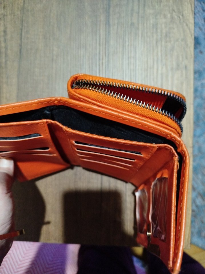 Kadın Turuncu Cüzdan - Görsel 4