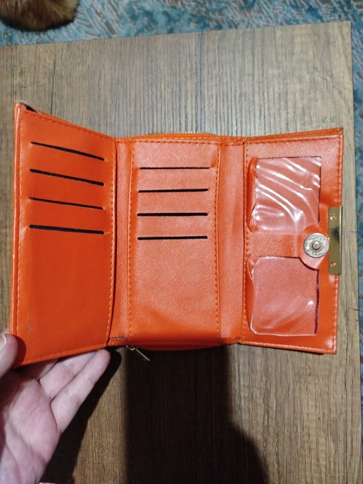 Kadın Turuncu Cüzdan - Görsel 2