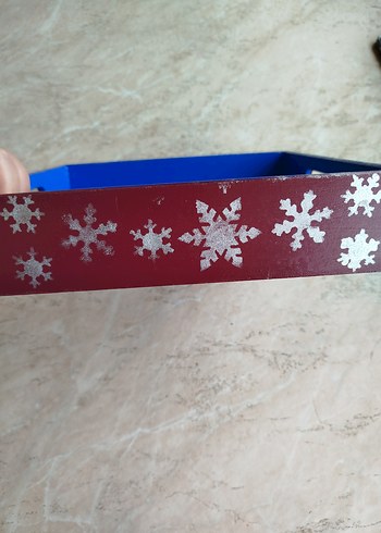 Renkli Mavi Kuşlu Ahşap Tepsi - Görsel 6