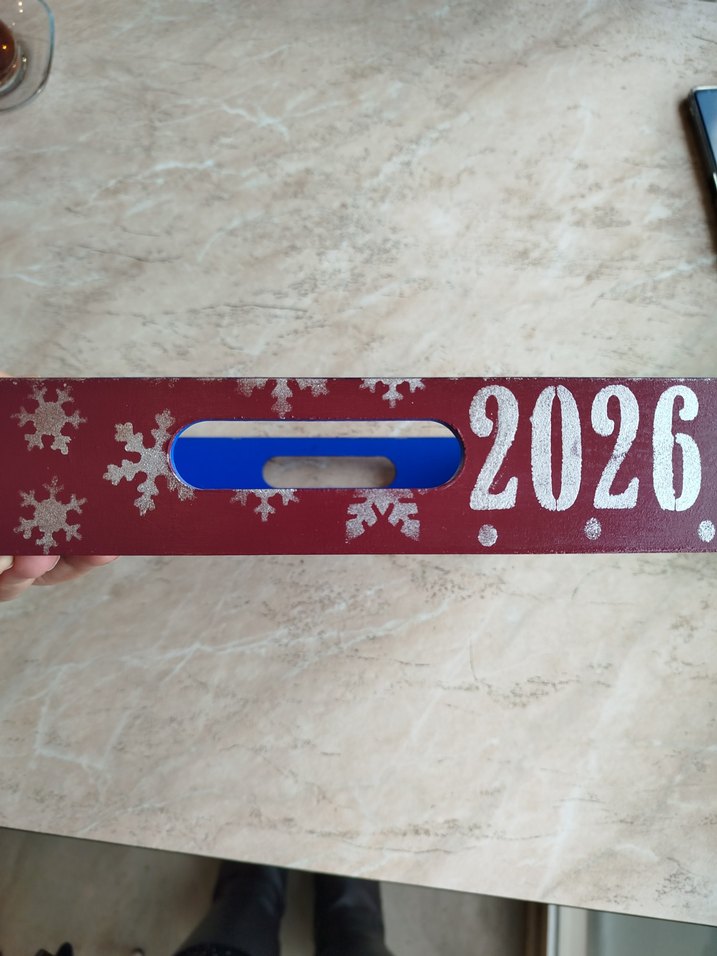 Renkli Mavi Kuşlu Ahşap Tepsi - Görsel 5