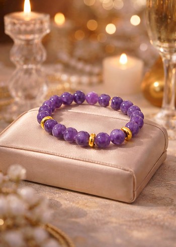 Ametist Doğaltaş Bileklik - Görsel 3