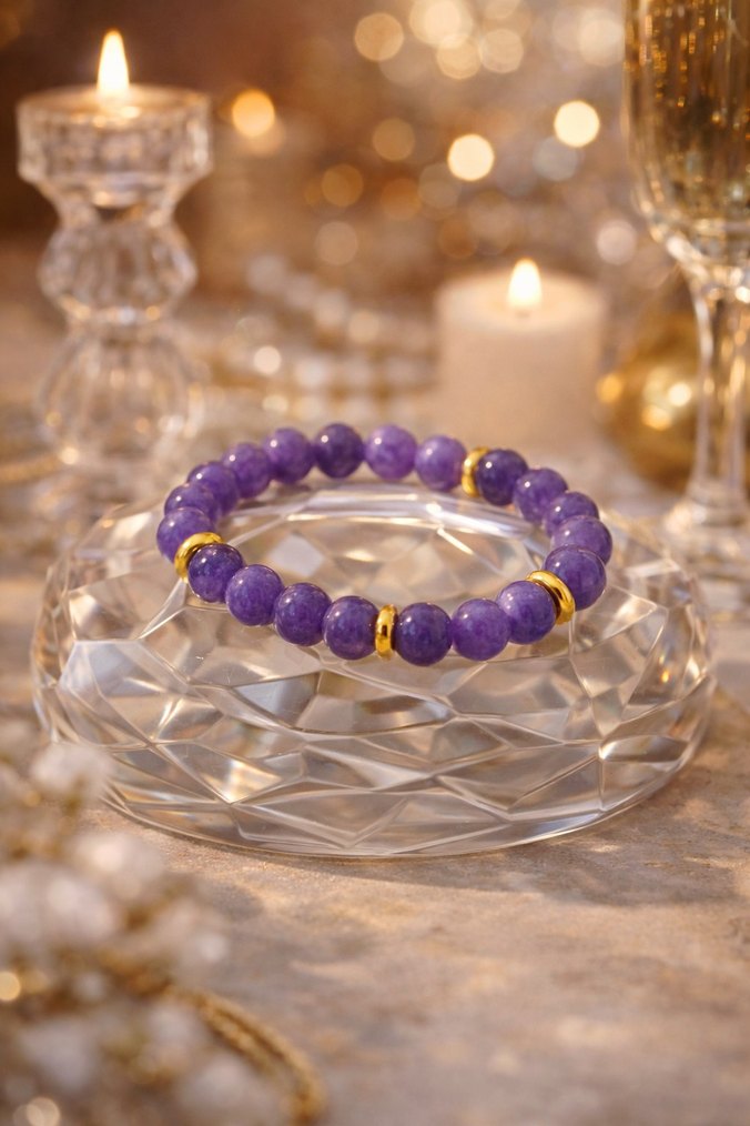 Ametist Doğaltaş Bileklik - Görsel 2