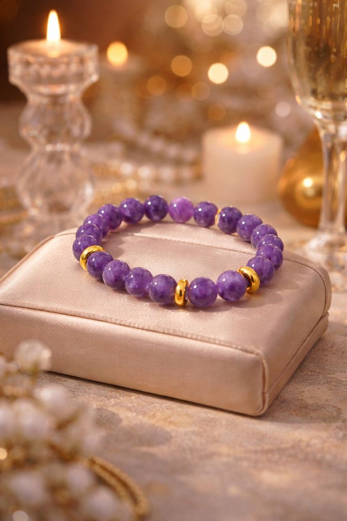 Ametist Doğaltaş Bileklik - Görsel 3