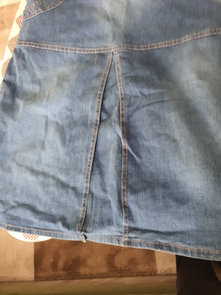 Ebru maternity hamile Denim Salopet - Görsel 5