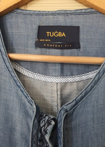Tuğba&Venn Uzun Denim Kadın yazlık pardesü