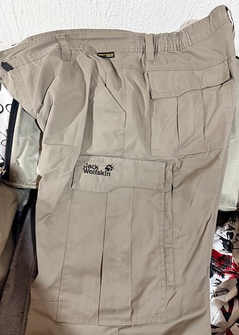 Jack Wolfskin Bej Kargo Pantolon
