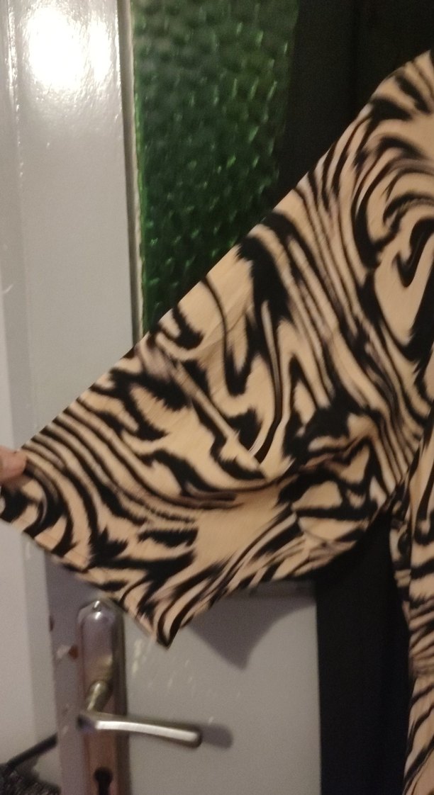 Zebra Desenli elbise - Görsel 4