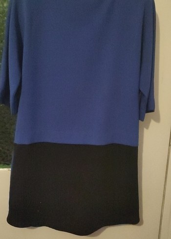 Lacivert Siyah Hamile Midi Tunik - Görsel 2