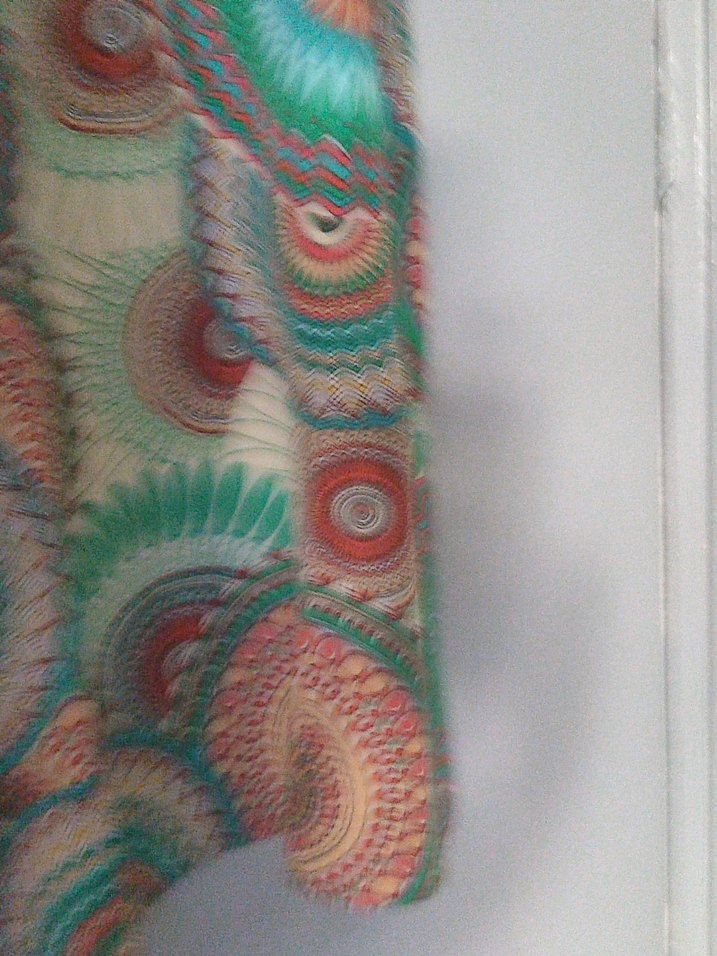 Bohem Çok Renkli İpek elbise - Görsel 3