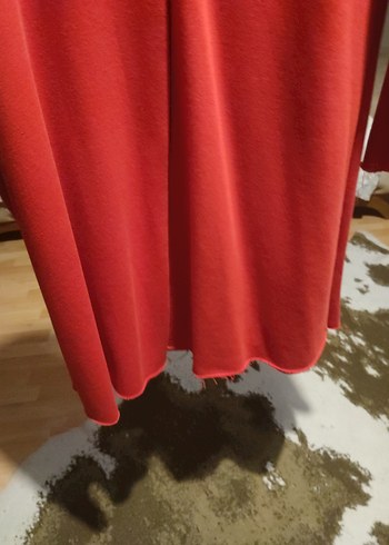 Uzun Kollu V Yaka Hamile elbise yada blu, - Görsel 3