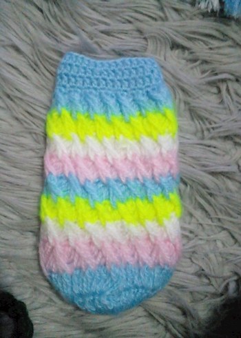 Pembe ve Kahverengi El Yapımı Banyo lifi - Görsel 8