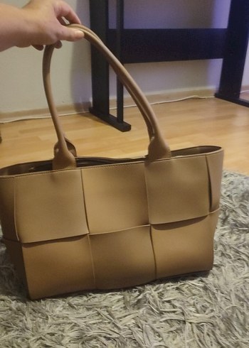 Zara Bej Deri Kadın Günlük Çanta