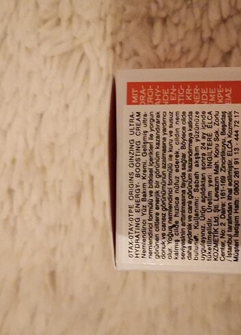  Beden Renk Origins nemlendirici 