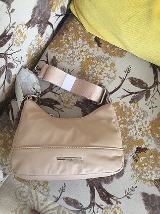 Pull bear bej çanta