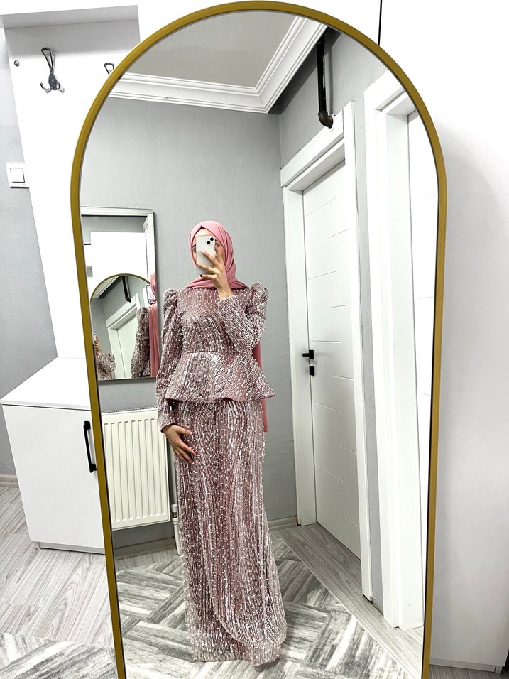 Tesettür kiralık abiye - Görsel 2