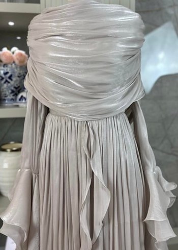 Bohem Uzun Bej Kadın Elbise - Görsel 2