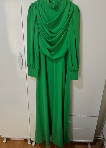 Tesettür abiye elbise - Görsel 2