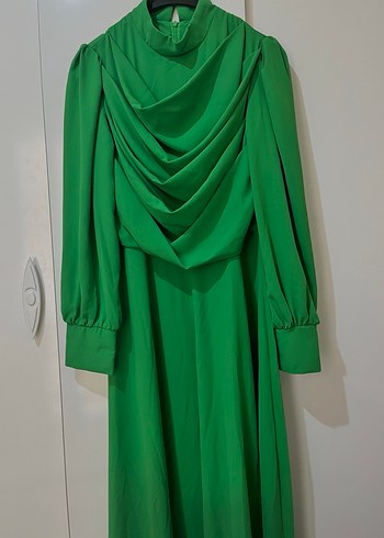 Tesettür abiye elbise - Görsel 3