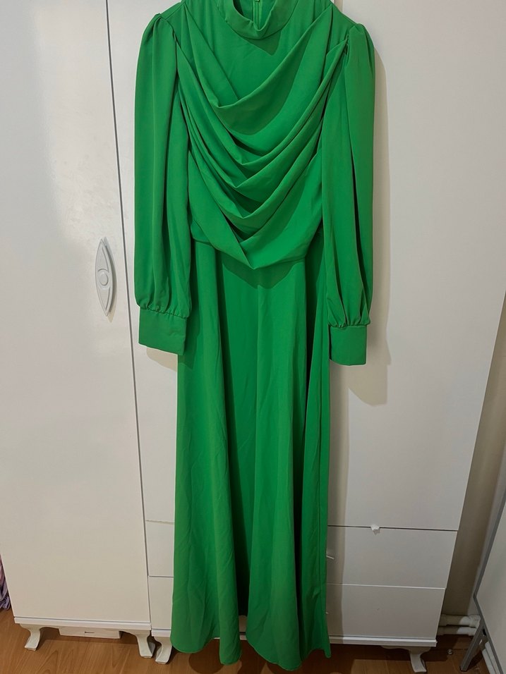 Tesettür abiye elbise - Görsel 2