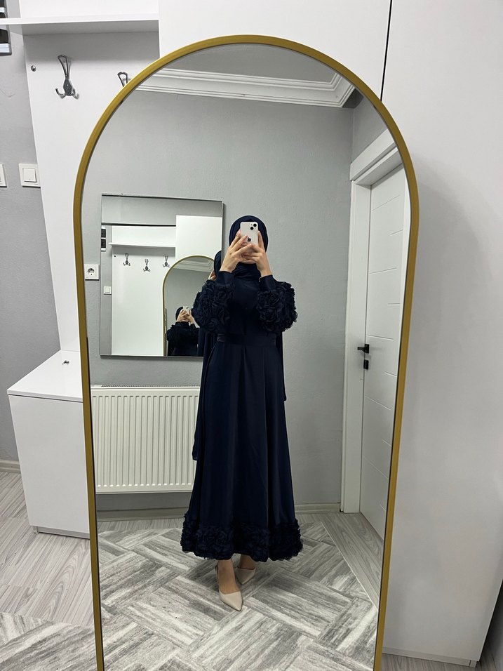 Tesettür abiye elbise - Görsel 2